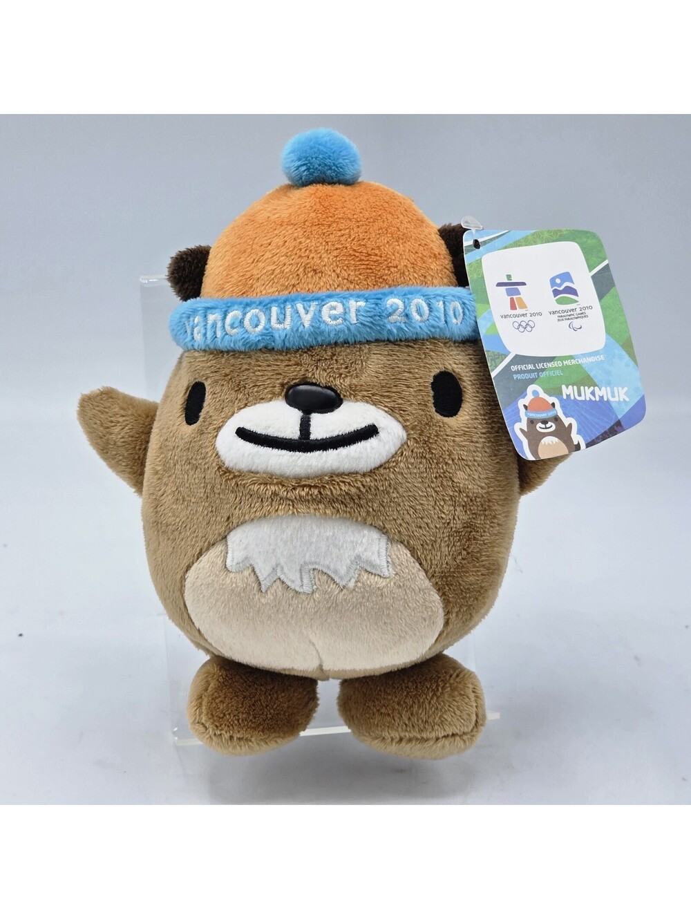 Vancouver 2010 Olympic Mascot Plush (stuffie) Muk Muk - 9.5" high, new with tag